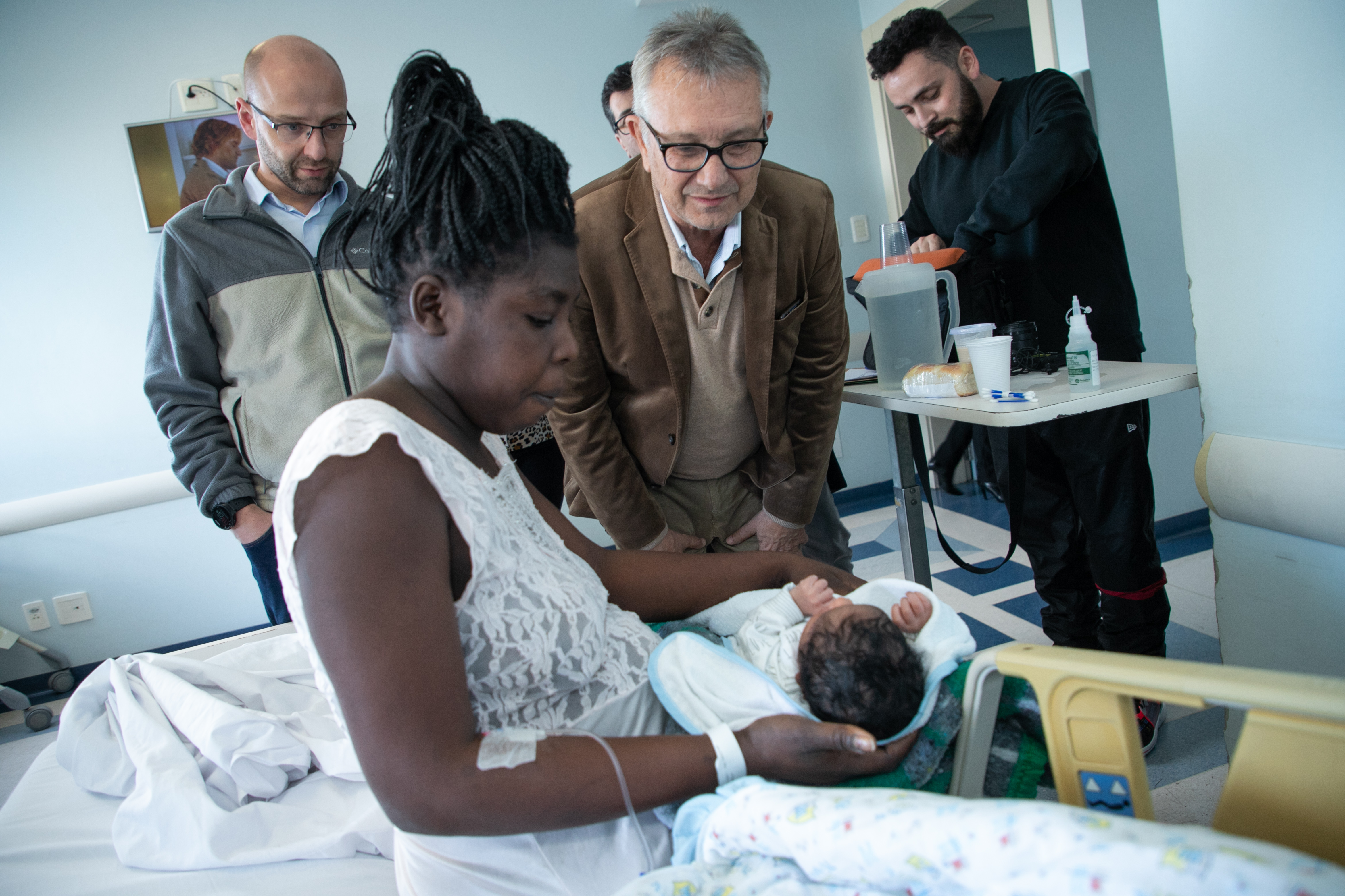 Primeiro bebê nascido na Clínica de Saúde da Mulher é filho de imigrantes haitianos